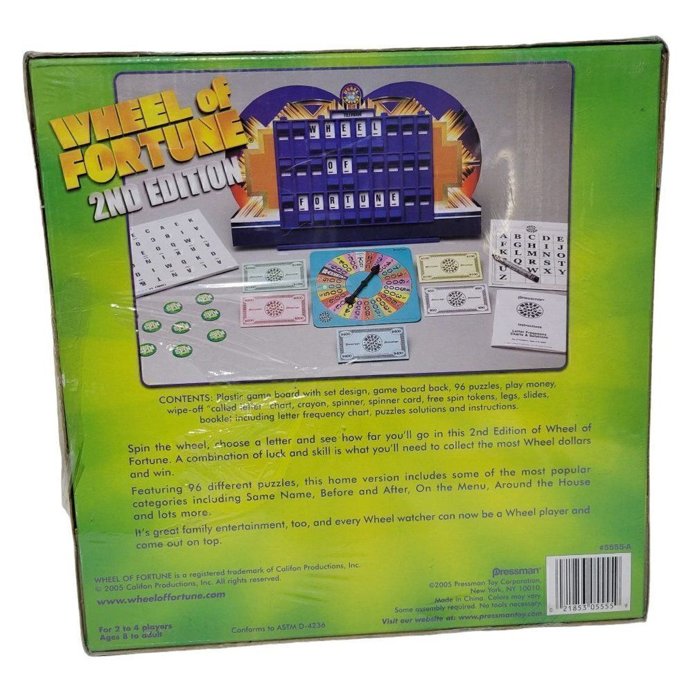 Wheel of Fortune Game 2nd Edition - Picture 4 of 4